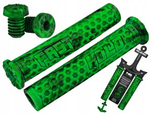 GRIPY NS BIKES HOLD FAST UNLOCKED ZIELONE 160 MM