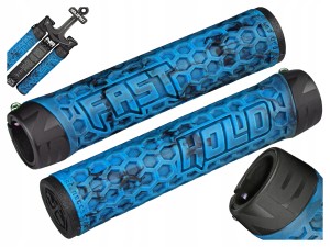 GRIPY NS BIKES HOLD FAST NIEBIESKIE 148 MM MTB