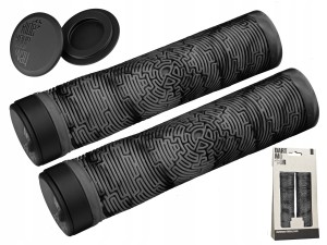 GRIPY DARTMOOR MAZE GREY/BLACK PRZYKRĘCANE 137 MM