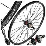 KOŁO ROWEROWE TYŁ RODI 29'' NOVATEC CZARNE TARCZA