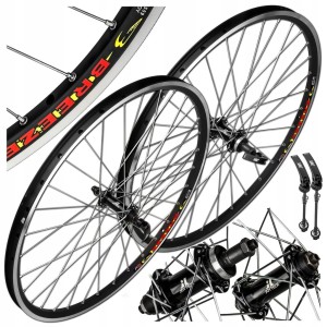 KOŁA ROWEROWE STARS CIRCLE 26'' 559x19 JOYTECH V-BRAKE POD WOLNOBIEG CZARNE
