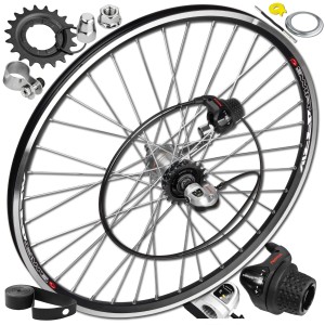 KOŁO ROWEROWE 28" 622x20 SHIMANO NEXUS 3 BIEGI Z MANETKĄ NITOWANE KOMPLET