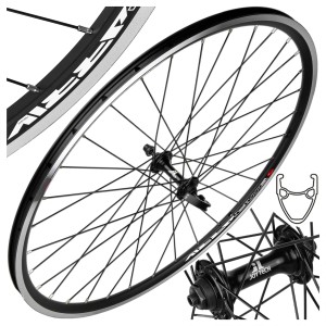 PRZEDNIE KOŁO ROWEROWE SZOSOWE SZOSA STARS ROAD 28'' 622x14 CZARNE V-BRAKE