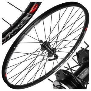 KOŁO ROWEROWE PRZÓD STARS CIRCLE 28/29 622x20 NOVATEC NT-D761 CZARNE TARCZA