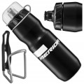 ZESTAW BIDON ROWEROWY MERIDA BT-MD150 CZARNY Z POKRYWKĄ 800 ml + KOSZYK