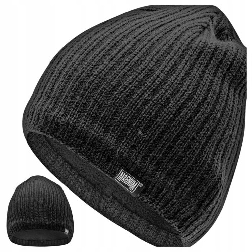 CZAPKA MAGNUM RAMIR BLACK POLAROWA ZIMOWA CIEPŁA BEANIE CZARNA