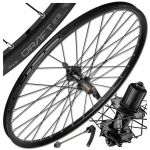 KOŁO ROWEROWE TYŁ KELLYS DRAFT DSC 28 / 29'' 622x23 CZARNE TARCZA TUBELESS