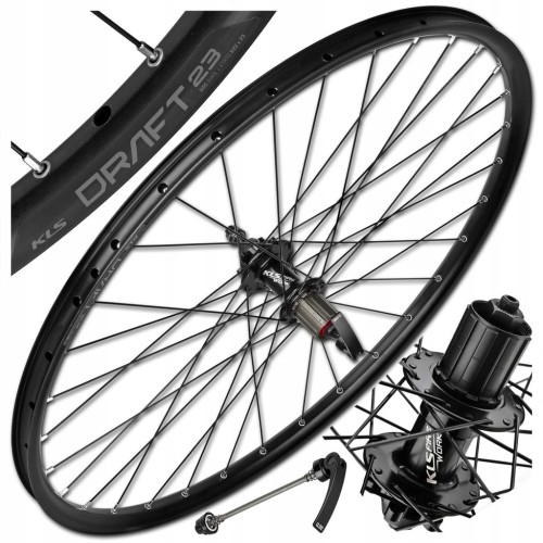 KOŁO ROWEROWE TYŁ KELLYS DRAFT DSC 28 / 29'' 622x23 CZARNE TARCZA TUBELESS