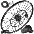 KOŁO ROWEROWE 28" 622x19 SHIMANO NEXUS 7 BIEGÓW Z MANETKĄ ZESTAW CENTERLOCK