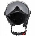 KASK NARCIARSKI BLIZZARD DOUBLE VISOR Z PRZYŁBICĄ SZYBĄ SMOKE L/XL 60-63 cm