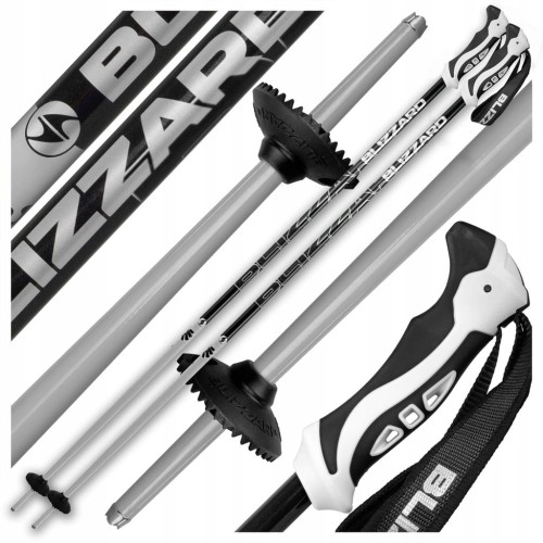 KIJE KIJKI NARCIARSKIE ZJAZDOWE BLIZZARD ALLMOUNTAIN SILVER CZARNE 120 cm
