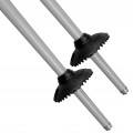 KIJE KIJKI NARCIARSKIE ZJAZDOWE BLIZZARD ALLMOUNTAIN SILVER CZARNE 120 cm