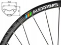 KOŁO ROWEROWE PRZÓD ALEXRIMS MD23 27,5'' 584x23 SHIMANO Cues CENTERLOCK