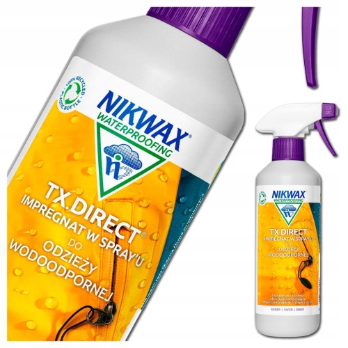 IMPREGNAT NIKWAX TX.DIRECT SPRAY DO ODZIEŻY WODOODPORNEJ Gore-Tex 500 ml