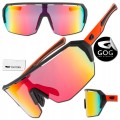OKULARY ROWEROWE SPORTOWE GOG BRAGI E522-2 DUŻA SZYBA PRZECIWSŁONECZNE