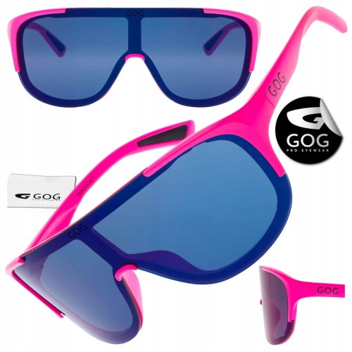 OKULARY ROWEROWE SPORTOWE PRZECIWSŁONECZNE GOG MEDUSA DUŻA SZYBA UV400