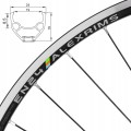 KOŁA ROWEROWE PRZÓD + TYŁ ALEXRIMS EN24 28/29 622x19 NOVATEC KASETA V-BRAKE