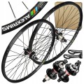 KOMPLET KOŁA ROWEROWE P+T ALEXRIMS MD25 29'' 622x25 NOVATEC TARCZA TUBELESS