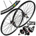KOMPLET KOŁA ROWEROWE P+T ALEXRIMS MD25 29'' 622x25 NOVATEC TARCZA TUBELESS