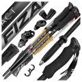 KIJE TREKKINGOWE FIZAN COMPACT GREY SZARE 59-132 cm NAJLŻEJSZE W GÓRY