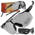 OKULARY ROWEROWE KELLYS REVEAL BLACK FOTOCHROMOWE SZYBA CAT. 1-3 + ETUI