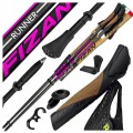 KIJE KIJKI NORDIC WALKING FIZAN RUNNER CARBON KARBONOWE DO CHODZENIA 115 cm