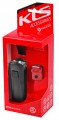ZESTAW LAMPKI ROWEROWE KELLYS NOBLE 2 TRYBY LED ŁADOWANE USB 80 / 5 lm