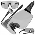 OKULARY ROWEROWE ARCTICA SPRINT S-357F BEZRAMKOWE DUŻA SZYBA Z FOTOCHROMEM