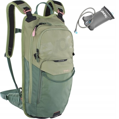 PLECAK ROWEROWY TURYSTYCZNY EVOC STAGE 6 l Z MOCOWANIEM KASKU + BUKŁAK 2 l