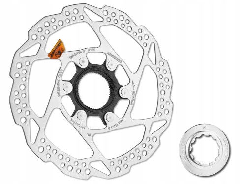 TARCZA HAMULCOWA SHIMANO SM-RT54 Center Lock Z NAKRĘTKĄ 160 mm