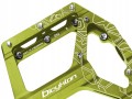 PEDAŁY ROWEROWE BICYKLON DX2 CNC PLATFORMOWE 3 ŁOŻYSKA MASZYNOWE ZIELONE