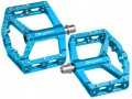 PEDAŁY ROWEROWE BICYKLON DX2 CNC PLATFORMOWE 3 ŁOŻYSKA MASZYNOWE NIEBIESKIE