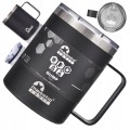 KUBEK TERMICZNY MAJESTIC SPORT GUMP NA KAWĘ HERBATĘ Z UCHWYTEM UCHEM 400 ml