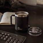 KUBEK TERMICZNY MAJESTIC SPORT GUMP NA KAWĘ HERBATĘ Z UCHWYTEM UCHEM 400 ml