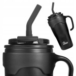 KUBEK TERMICZNY TERMOS ZE SŁOMKĄ I UCHWYTEM MAJESTIC SPORT JELLY 650 ml