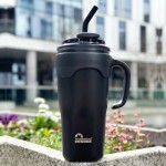 KUBEK TERMICZNY TERMOS ZE SŁOMKĄ I UCHWYTEM MAJESTIC SPORT JELLY 650 ml