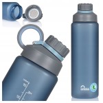 BUTELKA BIDON NA WODĘ MAJESTIC SPORT JAMES MAT Z TRITANU BEZ BPA 1000 ml
