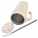 KUBEK TERMICZNY TERMOS ZE SŁOMKĄ I UCHWYTEM MAJESTIC SPORT JELLY 650 ml