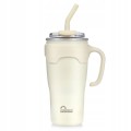 KUBEK TERMICZNY TERMOS ZE SŁOMKĄ I UCHWYTEM MAJESTIC SPORT JELLY 650 ml
