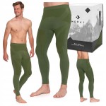 SPODNIE LEGGINSY MĘSKIE BIELIZNA TERMOAKTYWNA MORAJ TERMICZNE BEZSZWOWE / M