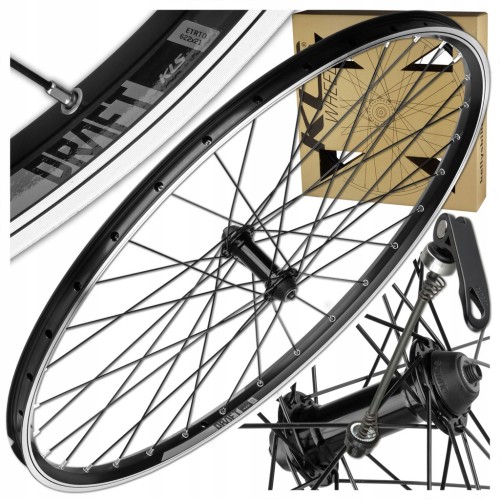 KOŁO ROWEROWE PRZÓD KELLYS DRAFT F 28/29'' 622x21 CZARNE V-BRAKE ZACISK QR