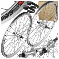 KOŁA ROWEROWE STARS 26'' 559x19 JOYTECH V-BRAKE POD WOLNOBIEG SREBRNE