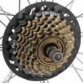 KOŁO ROWEROWE TYŁ STARS 26'' 559x19 JOYTECH V-BRAKE Z WOLNOBIEGIEM SREBRNE