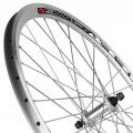 PRZEDNIE KOŁO ROWEROWE STARS 26'' 559x19 JOYTECH V-BRAKE STOŻKOWE SREBRNE