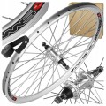 KOŁO ROWEROWE TYŁ STARS 26'' 559x19 JOYTECH V-BRAKE POD WOLNOBIEG SREBRNE