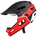 KASK ROWEROWY PROX CAGE II FULL FACE Z ODPINANĄ GARDĄ CZERWONY 57-62 cm / L