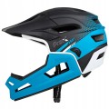 KASK ROWEROWY PROX CAGE II FULL FACE Z ODPINANĄ GARDĄ NIEBIESKI 57-62 cm L