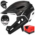 KASK ROWEROWY PROX CAGE II FULL FACE Z ODPINANĄ GARDĄ CZARNY 57-62 cm / L