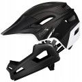 KASK ROWEROWY PROX CAGE II FULL FACE Z ODPINANĄ GARDĄ CZARNY 57-62 cm / L