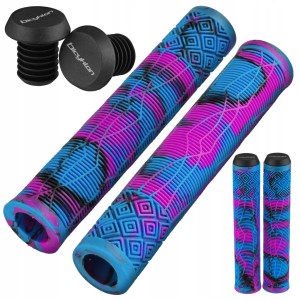 CHWYTY GRIPY RĄCZKI ROWEROWE DO HULAJNOGI BICYKLON DIRT BMX PUMP 163 mm